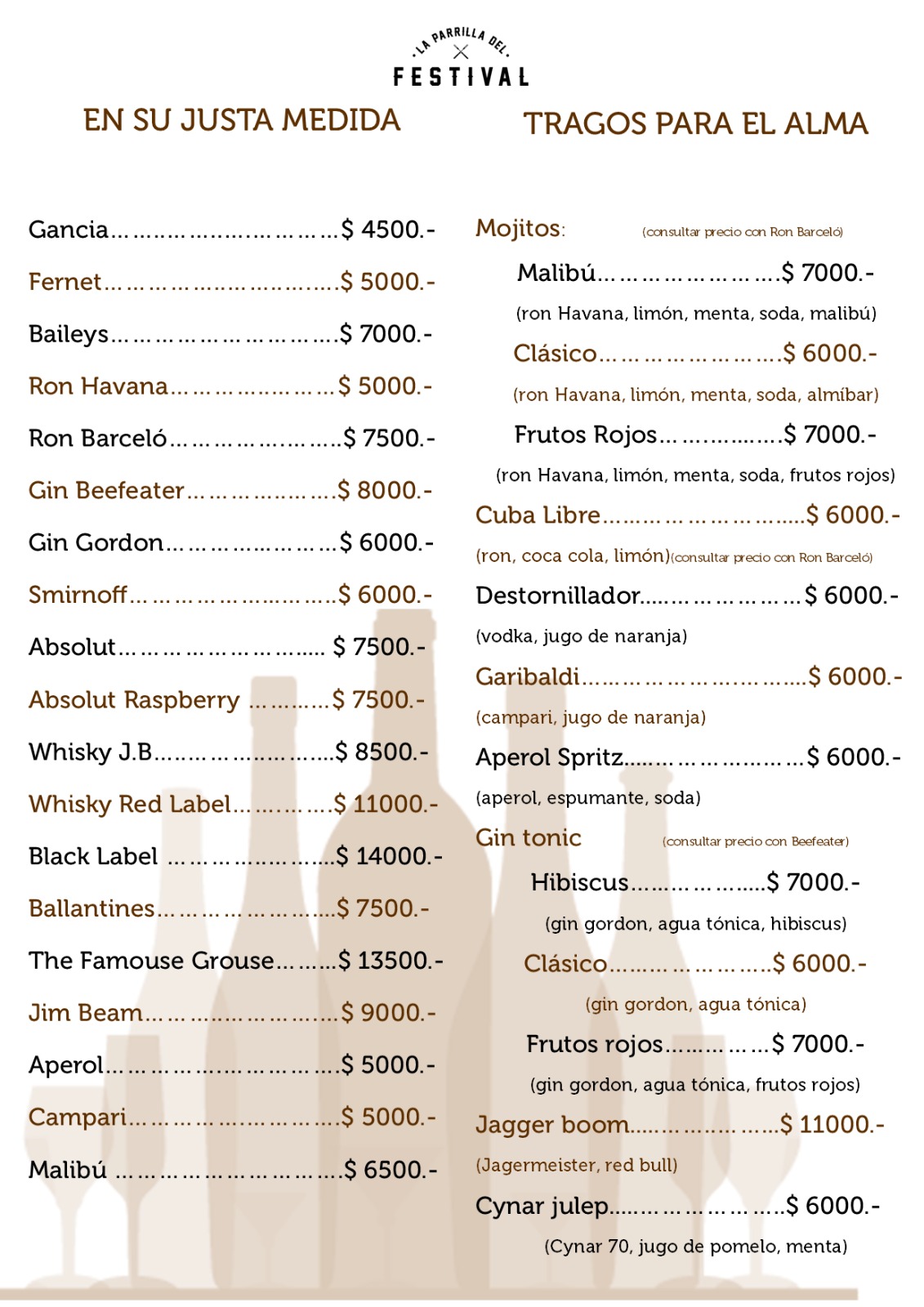 Carta de tragos 2